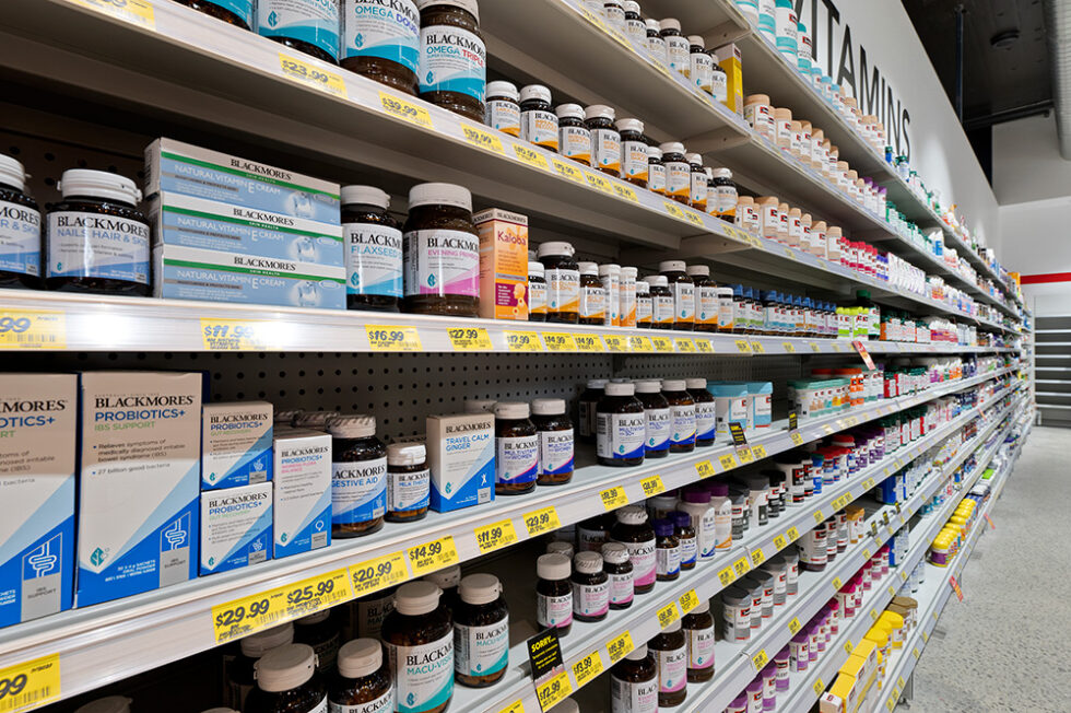 Pharmaceutical shelf display
