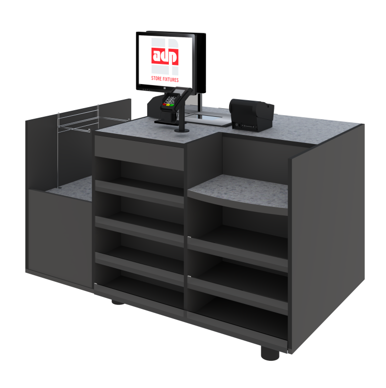 Express Check-Out Counter (1500mm) Option 1