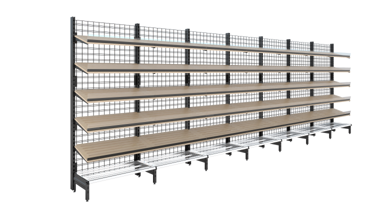 Jefferies Supermarket Bakery Wall Bay - 914mm x 470mm x 2210mm